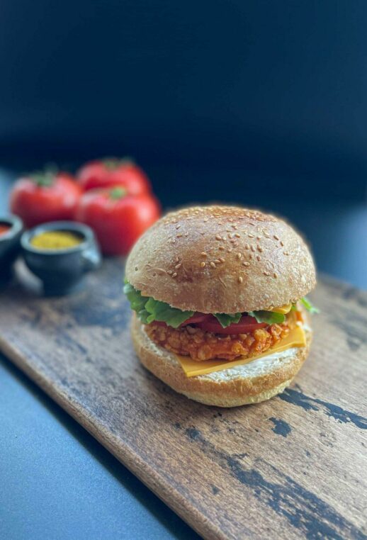 burger philadelphia poulet Krispy