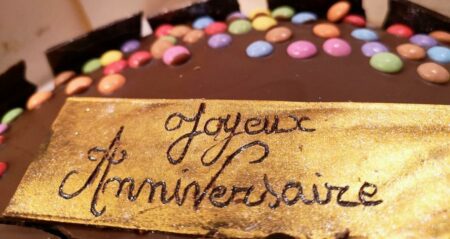 Plaque décor chocolat personnalisée