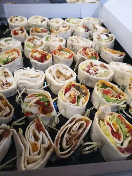 Mini Wraps Poulet, herbes de Provence & tomme de Brebis