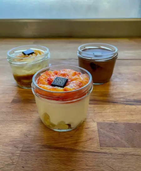 Verrine Vanille Orange Sanguine