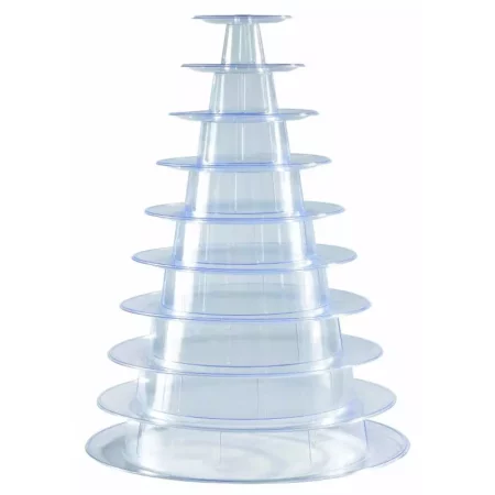 Présentoir à macarons transparent